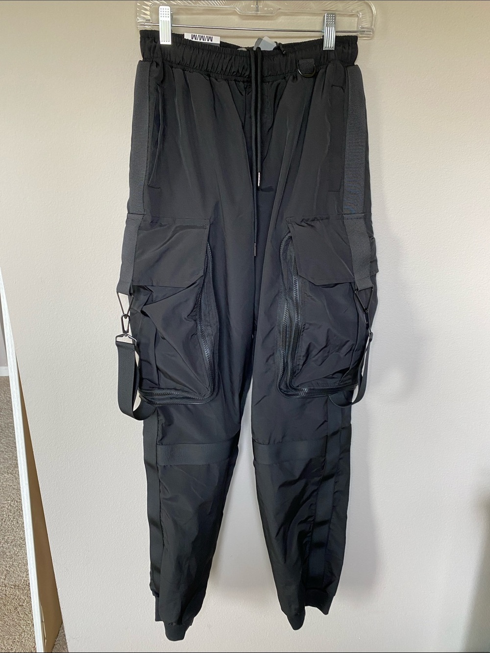 Decibel Streetwear Black Cargo Pants